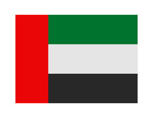 Fototapeta premium flag of united arab on transparent background