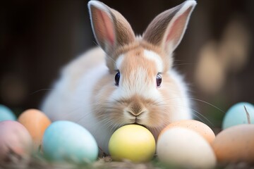 Obraz premium Easter Bunny, Generative AI