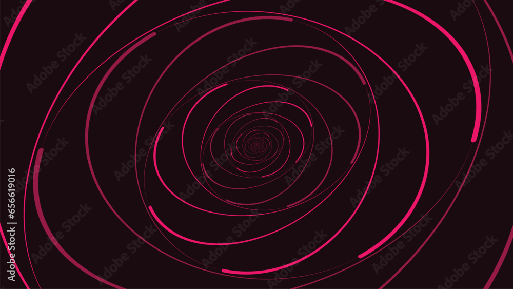 Wall mural abstract spiral pink line round background. this minimalist design line symbol style background can 