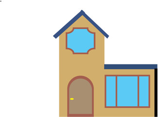 wooden house with window