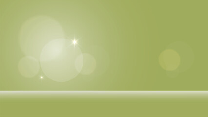 Green gradient background with light spot.