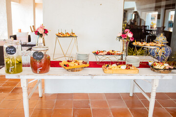 mesa de botanas
