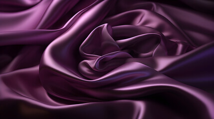 Abstract purple satin background. 3d render, for product presentation, product display, banner background