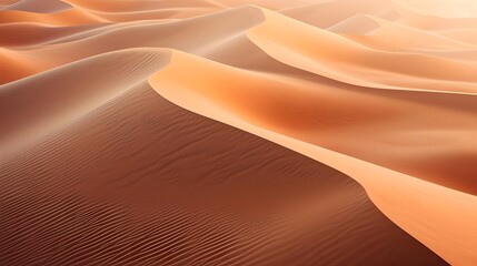 Fototapeta na wymiar Desert sand dunes panoramic landscape background. 3d illustration