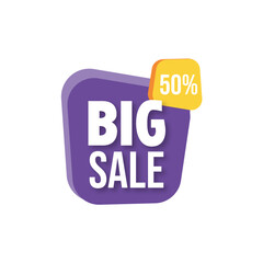 Big sale label