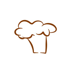 Hand drawn vintage chef and cook hats 
