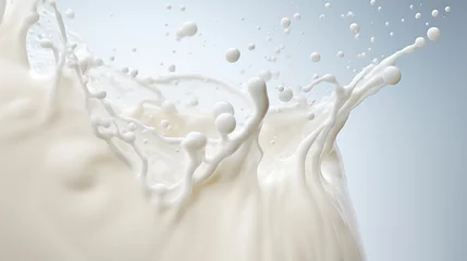 Fotobehang 注がれるミルク © KKH1215