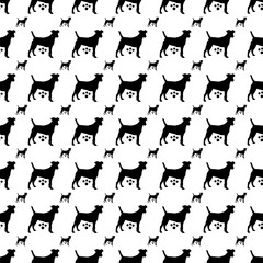 Domestic Animals with Minimalistic Design
