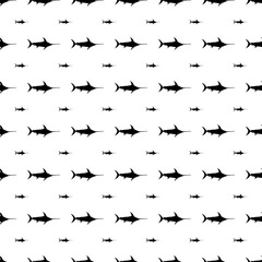 Aquatic Animals Pattern in Minimalistic Design
