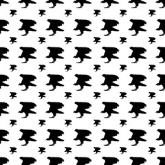 Aerial Animals Pattern with Minimalistic Design