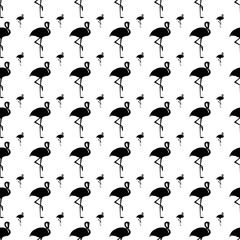 Flamingo Animal Pattern with minimalistic Design