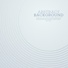 Circular background in light blue tones with a circular minimalist design in techno style