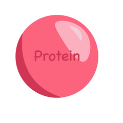 Protein Icon Vector