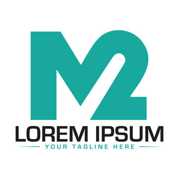 M2 Letter Logo Design Creative and Modern Logo Design