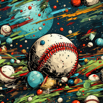 Softball-Wandcollage-Set Mit 50 Motiven – Coole Deko Fürs Zimmer, Ideal Als Geschenk Für Teens