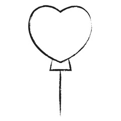 Hand drawn Love Balloons icon