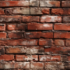 Brick wall tile grunge repeat pattern cartoon