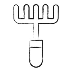 Hand drawn Fork icon