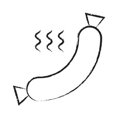 Hand drawn Sausage icon