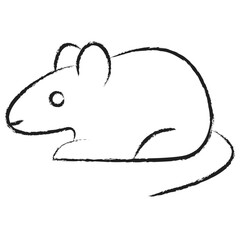 Hand drawn Rat icon