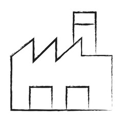 Hand drawn Factory icon