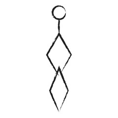 Hand drawn Earrings icon