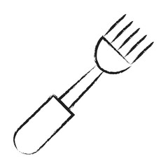 Hand drawn Fork icon