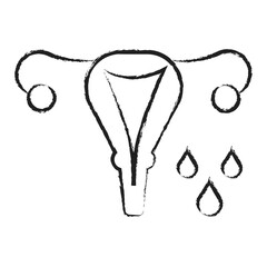 Hand drawn Menstruation icon
