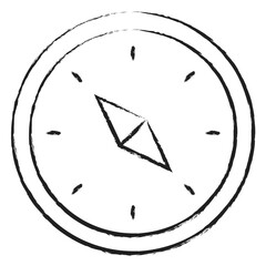 Hand drawn Compass icon