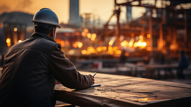 an engineer professional industrial technician and analyze heavy industry.generative ai