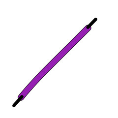 Purple shoelaces