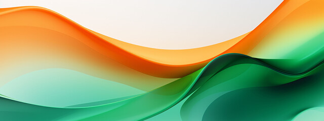 3d render, abstract background with green red yellow black orange magenta purple pink lilac violett neon glowing wavy lines. Futuristic wallpaper for text or product presentation 