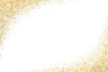 Gold glitter splatter Background - PNG for design -christmas, festive, luxury