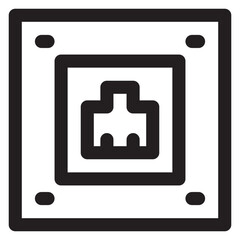Telephone Socket Icon