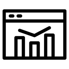 Stock Market Webpage Icon