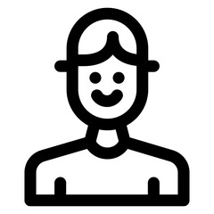 Smiling Man Icon