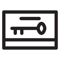 Card Key Icon
