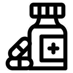 Pills Bottle Icon
