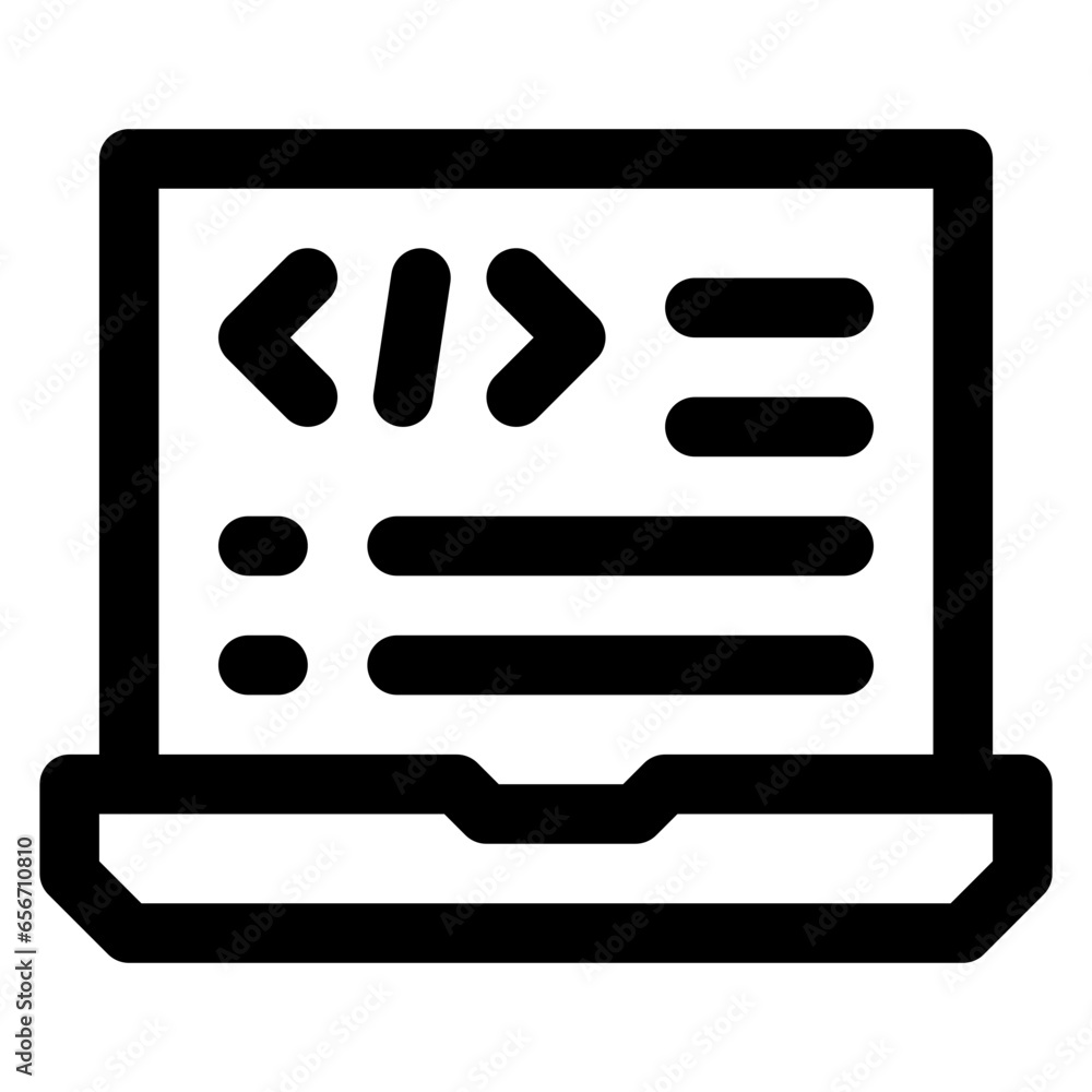 Poster programming icon