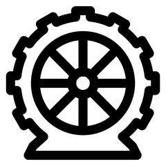 Flat Tire Icon