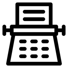 Typewriter Icon