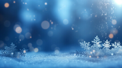 Obraz na płótnie Canvas Arrière-plan de conception graphique et création avec neige et flocons de neige. Ambiance froide, hivernale, festive. 