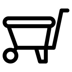 Wheelbarrow Icon