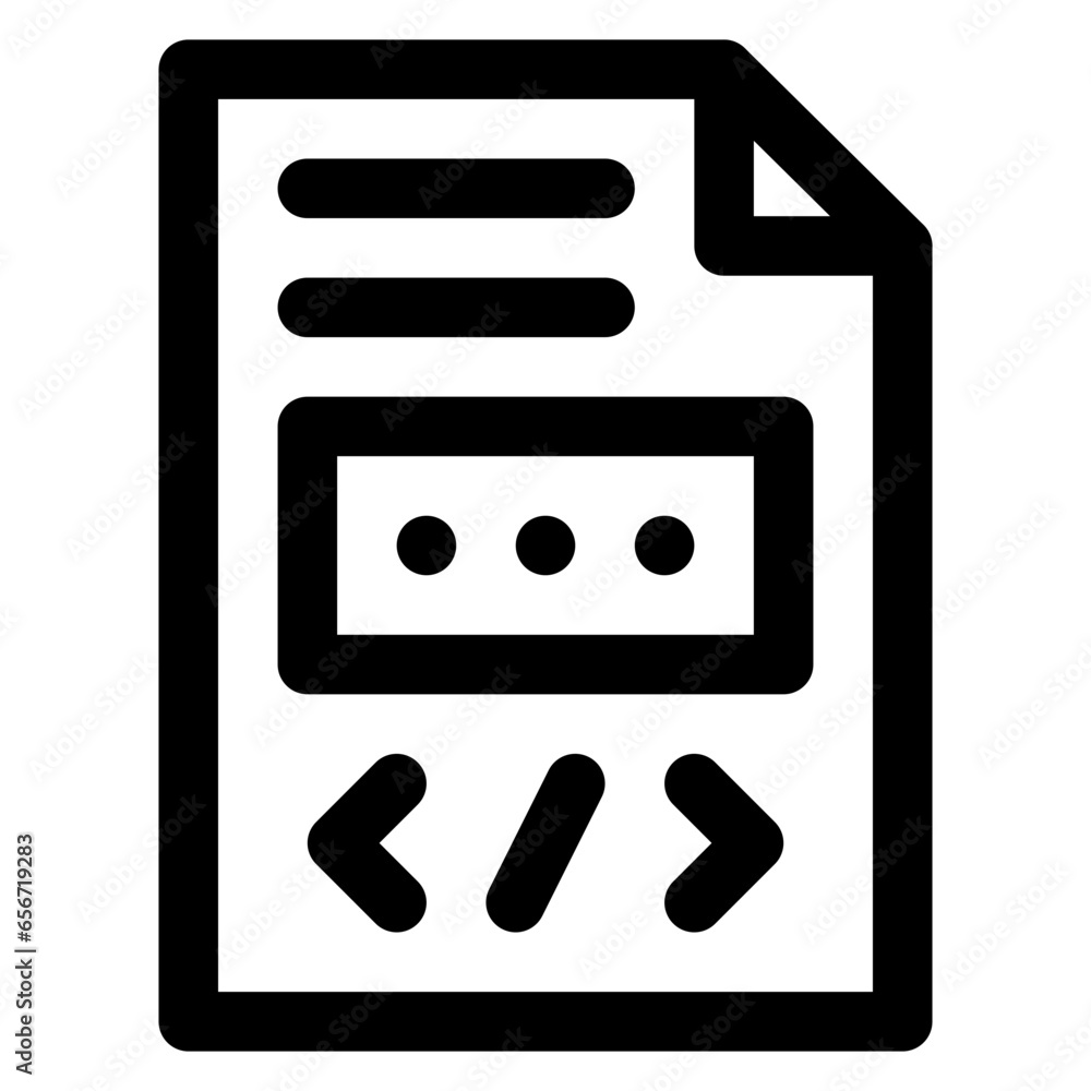 Poster html file icon