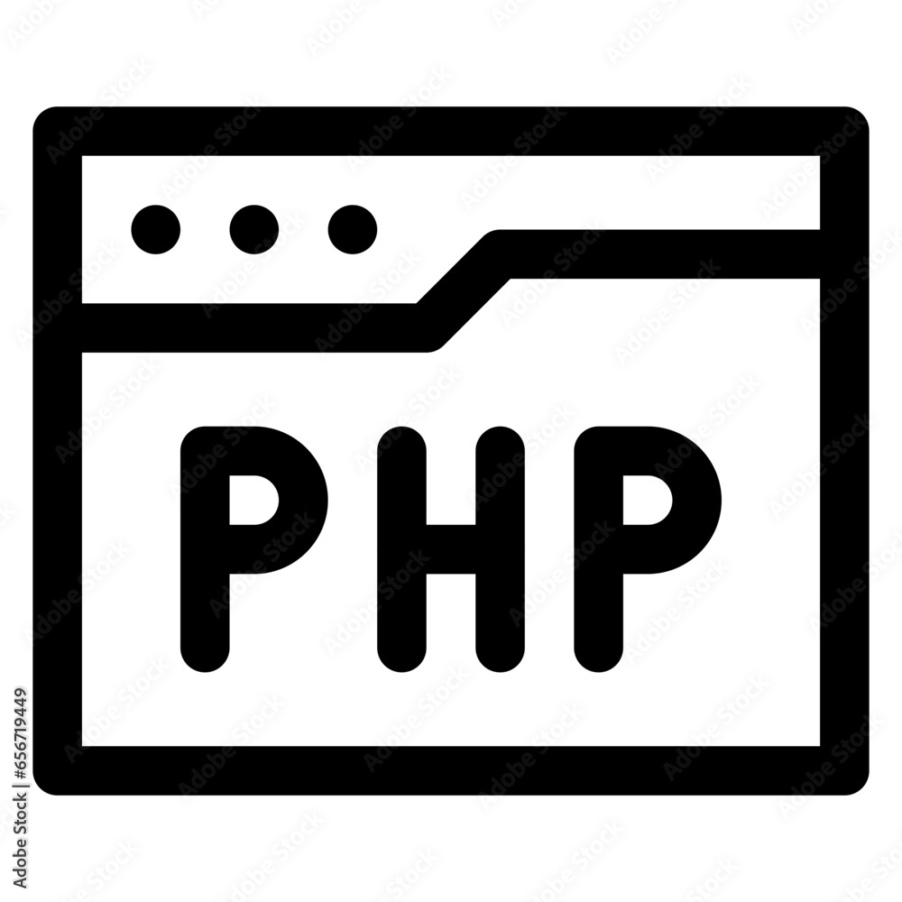 Poster PHP Coding Icon