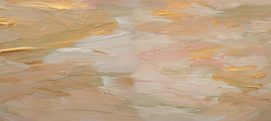Art oil and acrylic smear blot canvas painting wall. Abstract texture pastel color stain...
