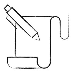 Hand drawn Writing icon
