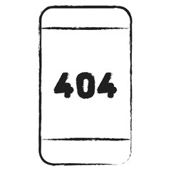 Hand drawn Mobile icon