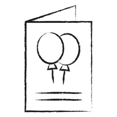 Hand drawn party Invitation icon