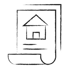 Hand drawn Home Newsletter icon
